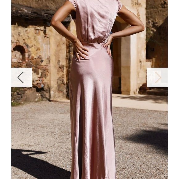 Dusty Rose Bridesmaid Dress - Picture 2 of 6